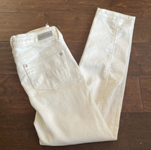 Justice Premium Jeans Girls sz 12R Off White Back To School - £10.15 GBP