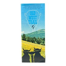 Vintage Old West Trail Travel Brochure Western States Dakota Montana NE WY - £5.30 GBP
