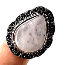 Rainbow Moonstone Vintage Style Gemstone Fashion Gift Ring Jewelry 7.50&quot;... - £5.89 GBP