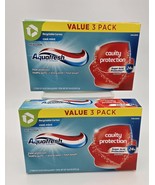 AquaFresh Cool Mint Fluoride Toothpaste Cavity Protection 6 Tubes - $313.74 MXN