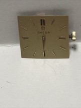 Vintage Omega Cal.620 Watch Movement Square Dial 2 adjustments 17 jewles... - $12.62