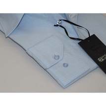 Men Franco Gilberto Shirt Twill Cotton Blend Spread Collar Turkey 5566-418 blue image 3