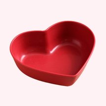Heart-Shaped Wheat Straw Plastic Seasoning Dish - $65.96 MXN
