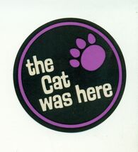 ARCTIC CAT "The Cat Was Here" (4) vintage 2-1/2" stickers circa 1970's - $14.84