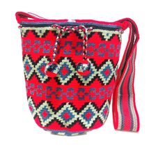 Handmade Wayuu Crochet Tote Bag, Woven Mochila, Colombian Tribal Bag, Be... - $2,192.05 MXN