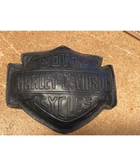 2002 Harley-Davidson Black Stitched Leather Paperweight *Pre-Owned/Nice*... - $19.99