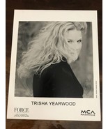 Vintage Trisha Yearwood Promotional Glossy Press Photo 8x10 MCA Nashville - $12.00