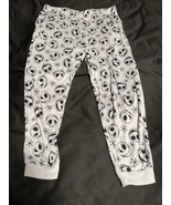 Disney Jack Skellington Pajama Pants L (12-14) Soft Silver Nightmare NBC - $18.58 CAD