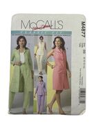 McCalls Classic Fit Sewing Pattern M4877 Size BB (8-10-12-14) Wardrobe S... - €5,77 EUR