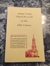 Adams County Church Records 18th Century softcover - £22.93 GBP