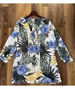 Hurley Hana Hooded Dress Cover-Up Lightweight Sail Women&#39;s Size X-Large EUC - $29.70