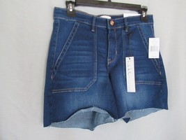 Nicole Miller shorts jeans Soho high waist Size 6 dark wash  cut offs New - £14.60 GBP