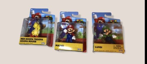Nintendo Super Mario 2.5” Jakks Pacific Figures- Lot Of 3 Figures - NEW/Sealed - $24.72