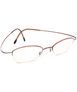 Silhouette Eyeglasses M 6549 /40 V 6052 Titan Brown Half Rim Austria 48[... - $149.99
