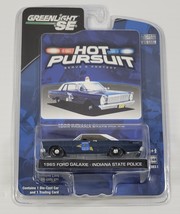 B) Greenlight Hot Pursuit Indiana State Police 1965 Ford Galaxie Diecast - £46.51 GBP