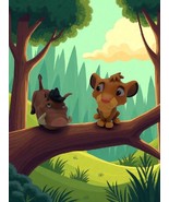 2014 Funko Mystery Mini Series 2 Disney Lion King Pumbaa &amp; Simba Preowned  - $16.82