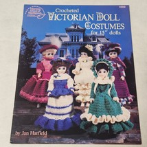 Crocheted Victorian Doll Costumes for 15&quot; Dolls by Jan Hatfield #1099 1991 - £7.46 GBP