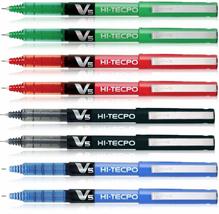 Pilot Hi-tecpoint V5 Pen (Blue/Black/Red/Green - Pack of 8) - £22.42 GBP