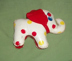 Vtg Carnival Circus Town Fair Prize Vinyl Elephant Novelty Toy Pachyderm Jumbo - £38.88 GBP