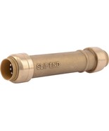 SharkBite 1/2 Inch Slip Coupling, Push to Connect Brass Plumbing Fitting... - $19.79