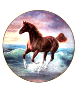 Hamilton Exchange Horse Plate Surf Dancer By Chuck DeHaan From Unbridled... - $44.66 CAD