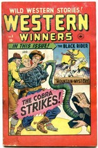 Western Winners #6 1949-BLACK RIDER-TWO Gun KID-SNAKE G - £51.52 GBP