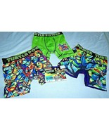 TMNT Underwear Boys Size 10 Large Teenage Mutant Ninja Turtles NEW Boxer... - £15.52 GBP