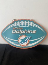 Miami Dolphins Nfl Decorative Sign Decoration  11” X 7” - £7.86 GBP