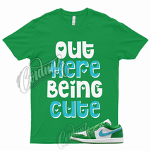 CUTE T Shirt to Match Jordan 1 Low Lucky Green Stadium Aquatone Aqua Dunk High 2 - £18.15 GBP+