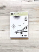 Stampin&#39; Up Wherever You Go Stamp Set, gently used, 6 pc, card making, j... - $230.90 MXN