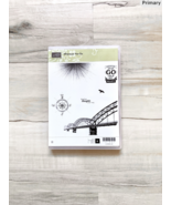 Stampin' Up Wherever You Go Stamp Set, gently used, 6 pc, card making, journal - $12.40