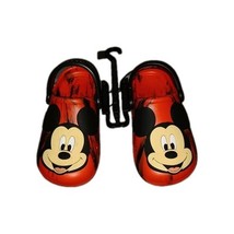 Disney Mickey Mouse Kids Clogs Sandals Red and Black Unisex 11-12 NEW - $277.26 MXN