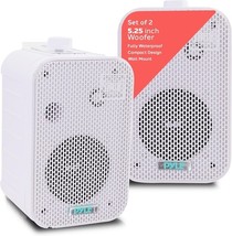 Pyle PDWR40W 5.25&quot; Indoor / Outdoor Waterproof Speaker System - White (O... - $63.89