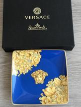 Rosenthal Versace Bowl Square Flat Medusa Rhapsody Blue - $75.00