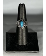 Women&#39;s Bali Legacy Turquoise Ring set in Sterling Silver - £47.10 GBP
