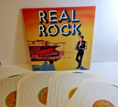 Real Rock 4 LP Set Vinyl LP Record Album Doo Wop Rockabilly Rock &amp; Roll R&amp;B Hits - £28.38 GBP