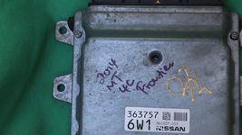 2014 Nissan Frontier 2.5L MT ECU ECM PCM Engine Control Module BEM354-300 A1 image 2