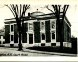 RPPC Bellfield Nuovo Hampshire Nh Tribunale Casa Unp Cartolina - $37.87