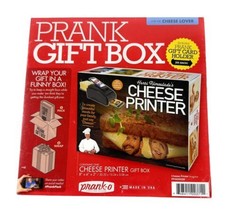 Prank Pack “Cheese Printer” - Wrap Your Real Gift in a Prank Funny Gag Joke - £10.10 GBP