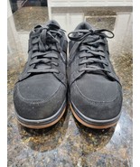 Brahma Men&#39;s Black Leather Upper Lace-Up Leather Slip Resistant Sneaker ... - $51.97 CAD
