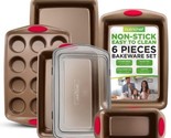 NutriChef Kitchen Oven Baking Pans - Deluxe Nonstick Golden Coating (6-P... - $25.20
