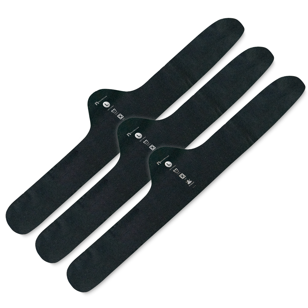 More of Me to Love Bra Liner (3-Pack) 100% Cotton Premium Black, Large