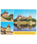 Vtg Postcard-Germany-Barockmuseum Schloss Moritzburg-Multi View-Chrome-GER2 - $5.90