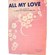 All My Love, 1947 Original Sheet Music - $13.37
