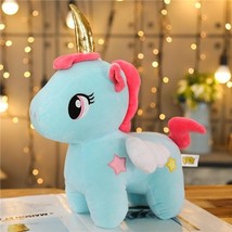Soft Unicorn Plush Toy Baby Kids Appease Sleeping Pillow Doll Animal Stuffed Plu - £10.31 GBP