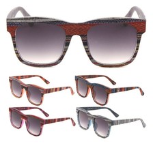 Square Native American Print Sunglasses Abstract Retro Designer Fashion Classic - £6.99 GBP