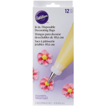 Wilton Disposable Decorating Bags, 12/Pkg - 16 Inch - £18.78 GBP