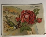Clark And Morgan Candies Victorian Trade Card Quincy Illinois VTC 7 - £6.36 GBP