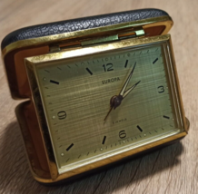Vintage Europa Travel Alarm Clock 2 Jewels Well work. 2 - £23.25 GBP