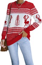  Women&#39;s Christmas Holiday Knit Sweater Pullover - £35.68 GBP